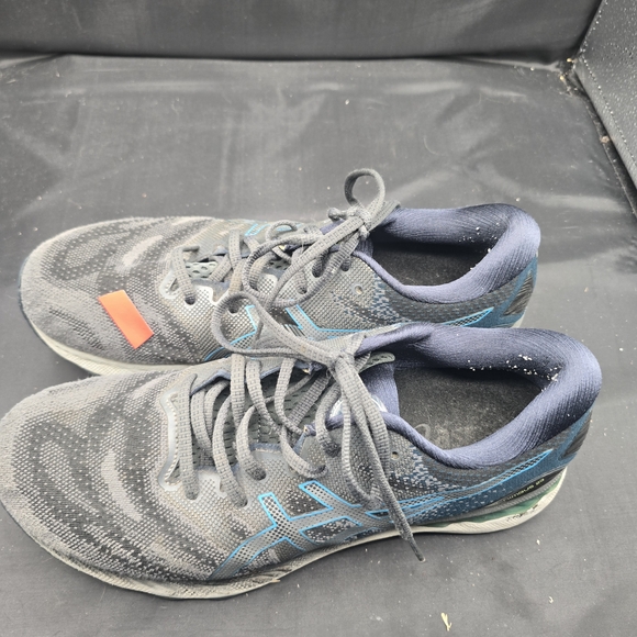 ASICS Black and Blue Running‎ Shoes main image 5